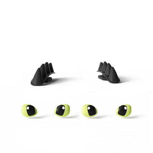 Nageoires et Yeux de Sans Dents pour Sharkicks Pro